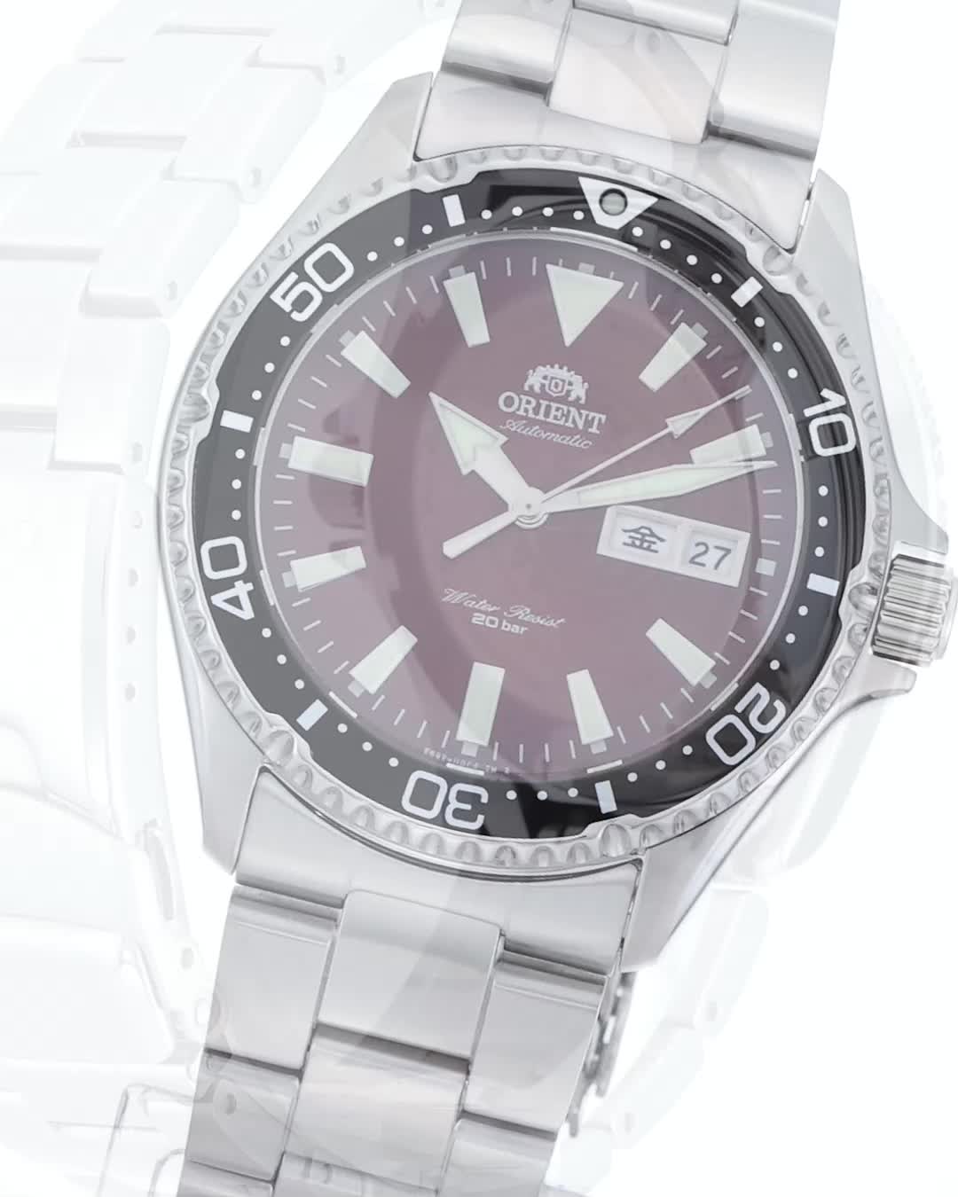 Amazon.co.jp: [オリエント]ORIENT Mako マコ 自動巻き腕時計 機械式